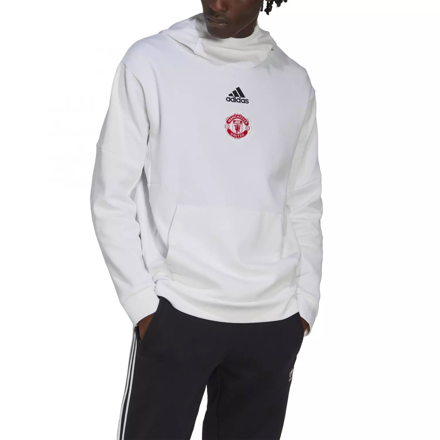 Manchester United casual Travel hooded presentation tracksuit 2022/23 - Adidas